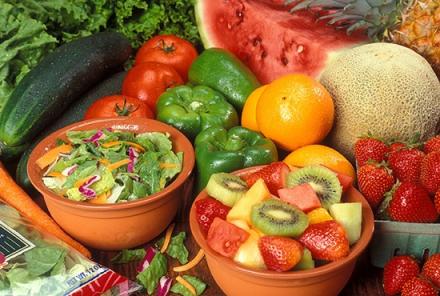 Some of the many specialty crops available to Americans at supermarkets. (USDA photo by Peggy Greb)