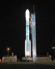 NASA rocket on a launchpad